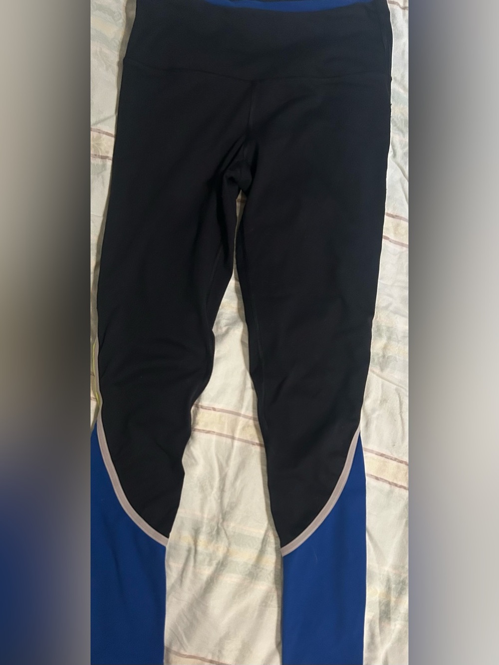 Victoria's Secret VXS Knockout Black, Blue, Yellow Athletic Leggings S